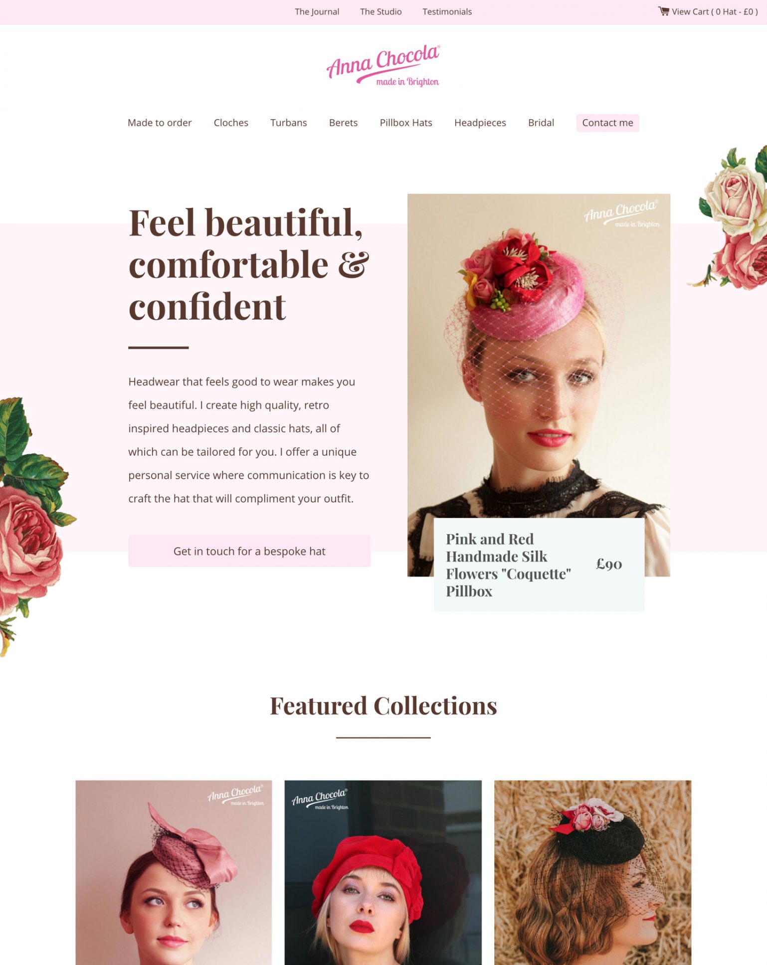 Anna chocola home desktop